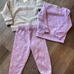 Garanimals Unicorn Baby Girl Outfit - 18 Months NWOT